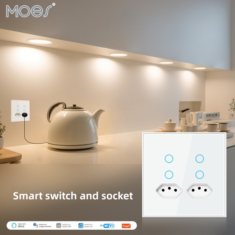 MOES Tuya WiFi Akıllı Priz, 4  - Timer Dual Outlet incelemesi ve fiyatı